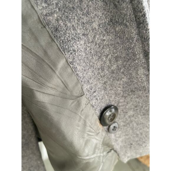 Vintage Sears Fashions 100% Gray Wool Coat Size XS/S - Picture 9 of 10